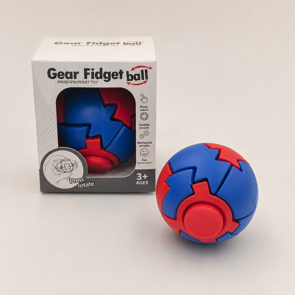 Fidget Ball transformable – Balle anti-stress à manipuler Manga Family Store