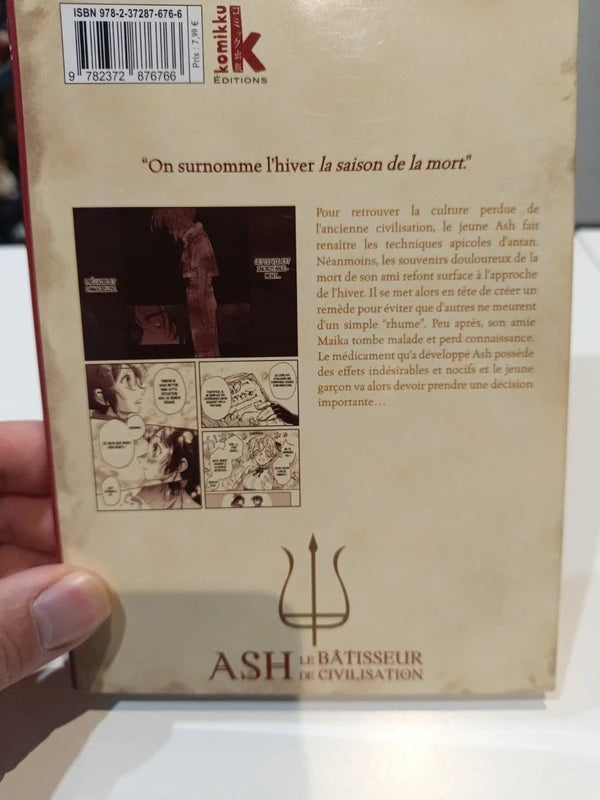 Ash le bâtisseur de civilisation tome 3 Manga Family Store