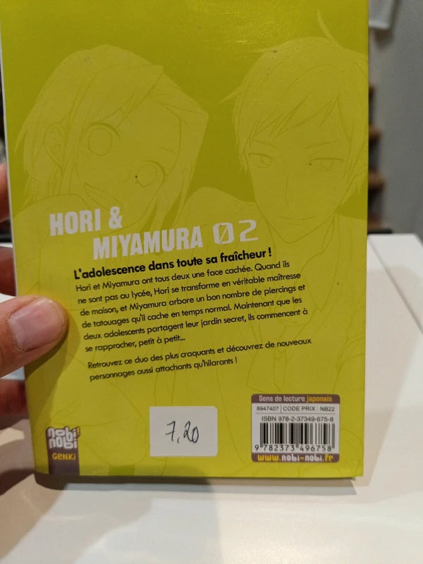 Horimiya tome 2 Manga Family Store