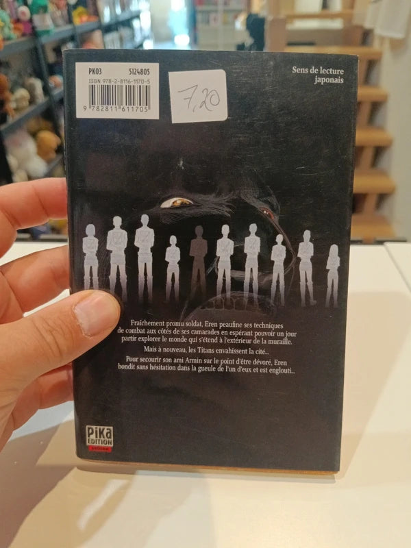 L'attaque des titans tome 2 Manga Family Store