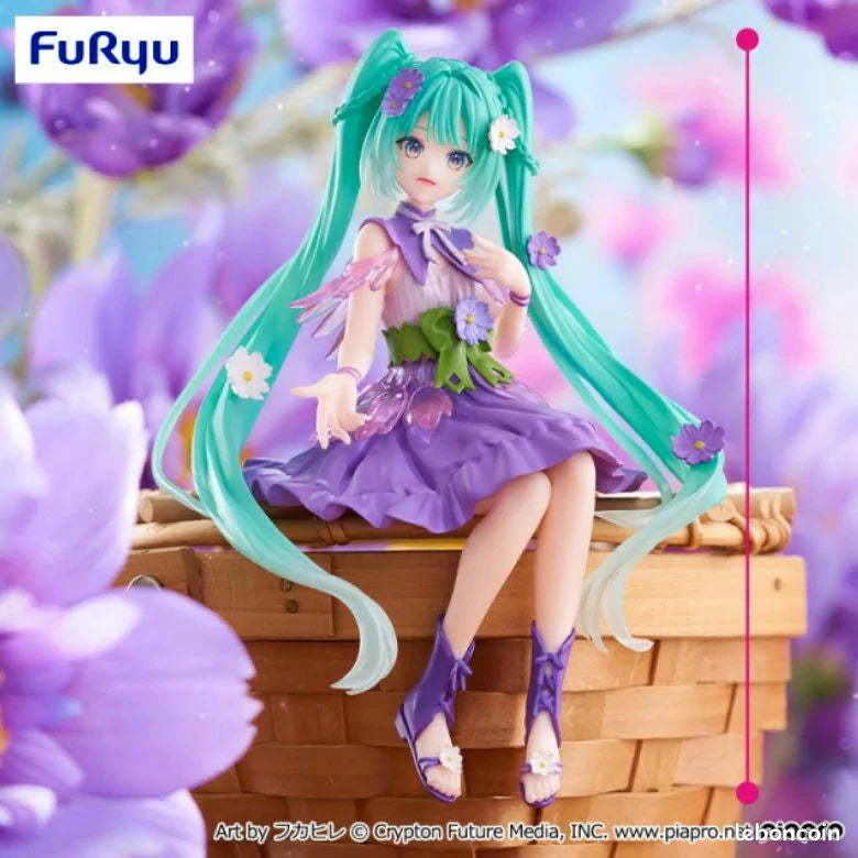 Furyu Noodle Stopper - Hatsune Miku – Flower Fairy Cosmos (Purple Color) Manga Family Store