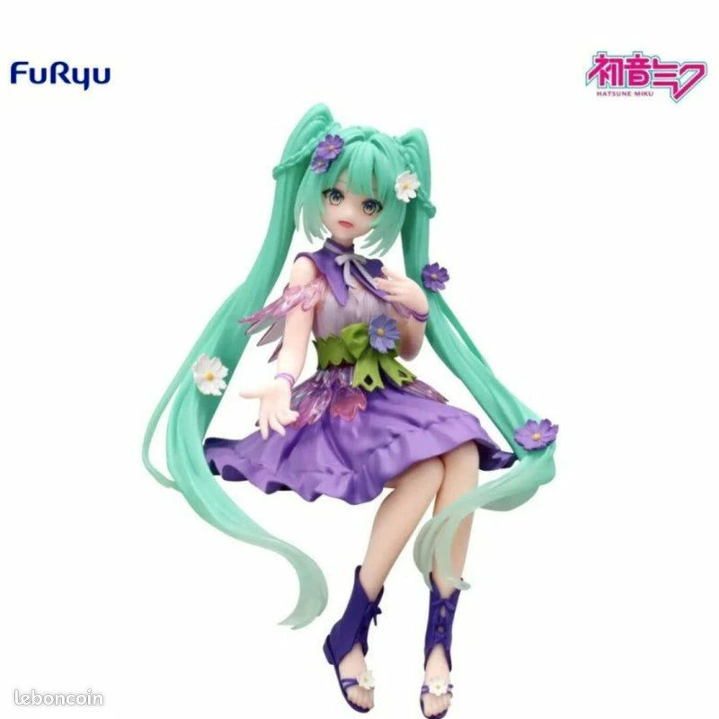 Furyu Noodle Stopper - Hatsune Miku – Flower Fairy Cosmos (Purple Color) Manga Family Store