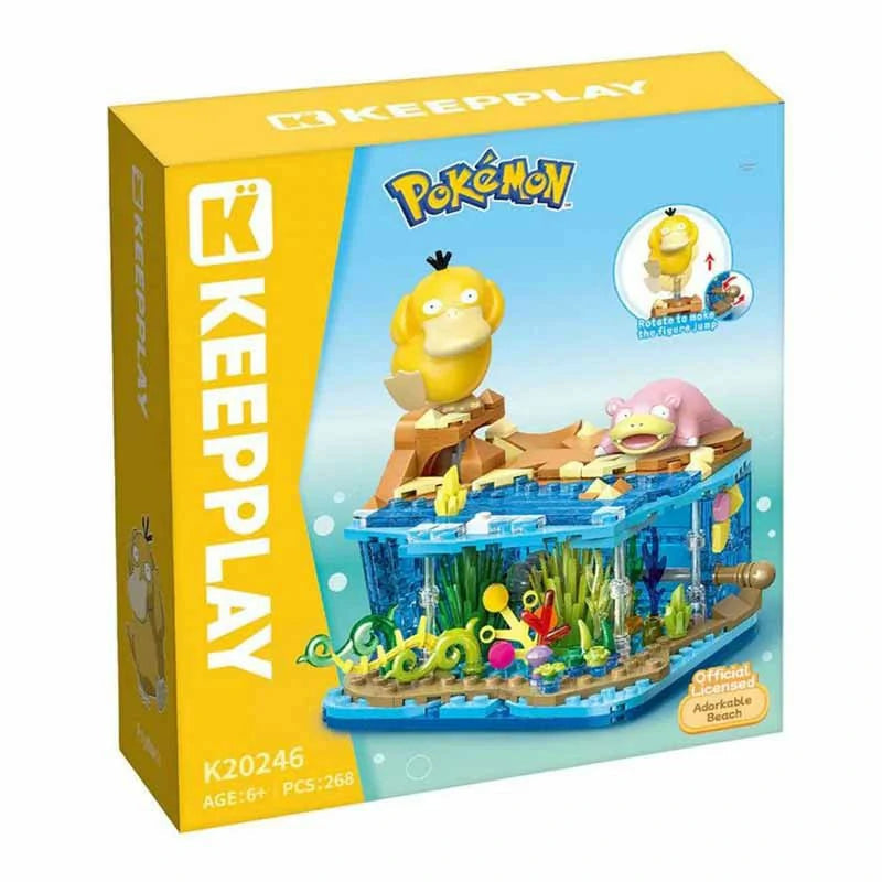 Keepley Pokémon – Psykokwak & Ramoloss (Blocs de construction) Manga Family Store