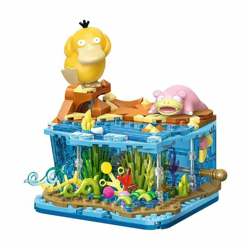 Keepley Pokémon – Psykokwak & Ramoloss (Blocs de construction) Manga Family Store